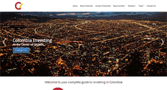 Desktop Screenshot of colombiainvesting.com